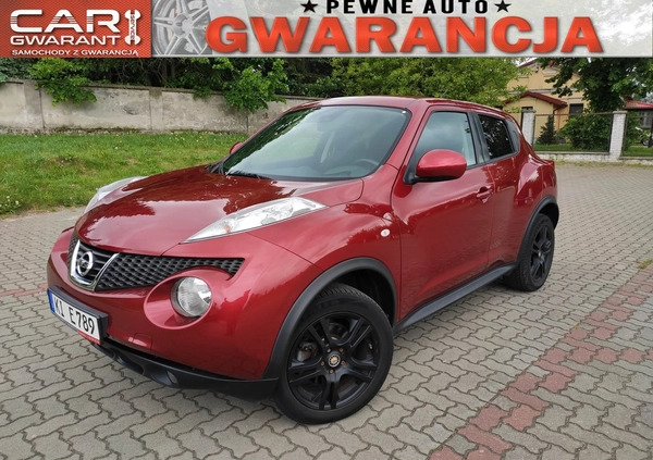 samochody osobowe Nissan Juke cena 38800 przebieg: 62600, rok produkcji 2012 z Szczucin